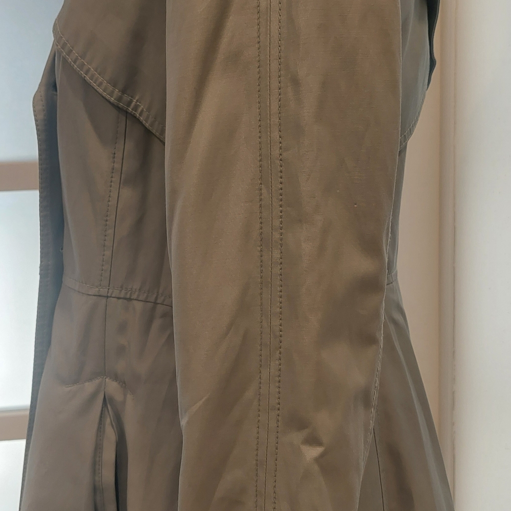 Laundry By Shelli Segal Double-Breasted Trench Coat - Taupe - Picture 8 of 15